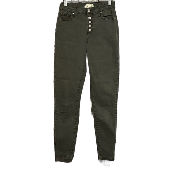 Altar’d State button fly high rise skinny jeans size 3/26 - Picture 9 of 10